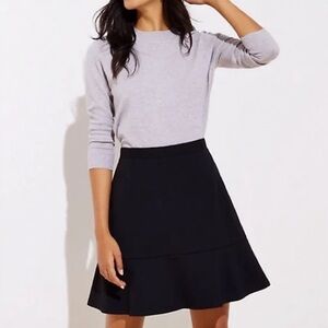 Loft Ponte Flippy Skirt Size Small